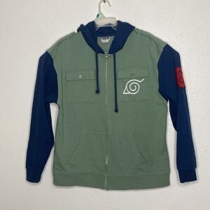 NARUTO SHIPPUDEN Men’s Full Zip Hoodie Size XL